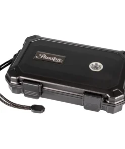 Humidor PASSATORE Cigar Case Acryl schwarz H5xB23,5xT15 cm 5 Cigarren