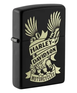 ZIPPO schwarz matt Harley Davidson 60006097