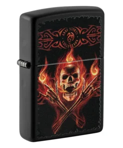 ZIPPO schwarz matt Anne Stokes 60006121