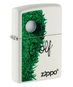 ZIPPO weiß matt Golf Design 60006141