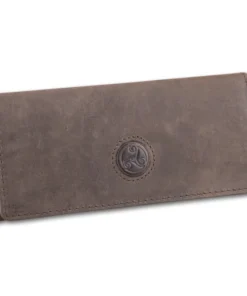 Tabak-Rollbeutel Leder RATTRAYïS Peat braun mit Kautschukfutter