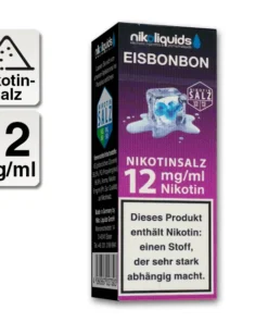 Nikotinsalz NIKOLIQUIDS Eisbonbon 12 mg
