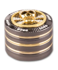 Grinder CHAMP Metall Bling Skull Ø 50 mm