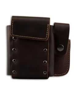 Zigarettenetui Leder gewachst King Size Pack braun
