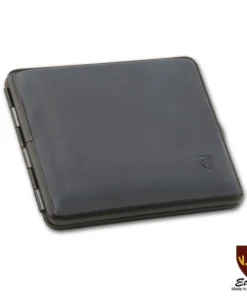 Zigarettenetui Leder VH 18er King Size blau mit Gummizug