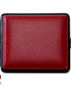 Zigarettenetui Kunstleder VH 18er King Size rot mit Gummizug