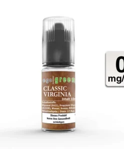 EGO GREEN Classic Virginia Tobacco 0 mg