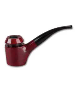 Pfeife CAPITELLO Vesuv bent rot glatt