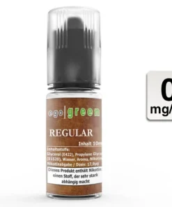 EGO GREEN Regular Tobacco 0 mg