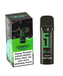 5EL Pod2Go Green Apple Splash 16mg