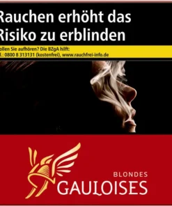 GAULOISES Blondes Rot Zigaretten Schachtel