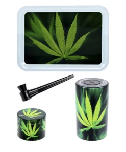 Grinder 5-teilig ø50mm ATOMIC Set Leaf Design