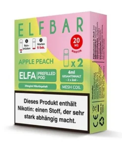 ELFBAR Elfa Apple Peach 20 mg 2 Pods