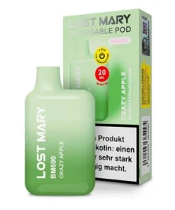 LOST MARY Einweg CP Crazy Apple 20 mg 600 Züge