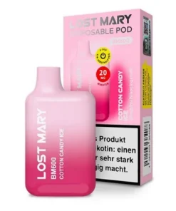 LOST MARY Einweg CP Cotton Candy Ice 20 mg 600 Züge