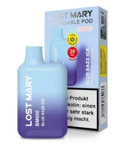 LOST MARY Einweg CP Blueberry Razz Ice 20 mg 600 Züge