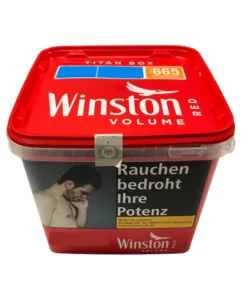 Winston Volumen Red Titan Box Zigarettentabak