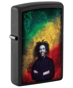 ZIPPO schwarz matt Bob Marley Glow in the Dark 60006769