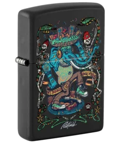 ZIPPO schwarz matt Rick Rietveld Glow in the Dark 60006770
