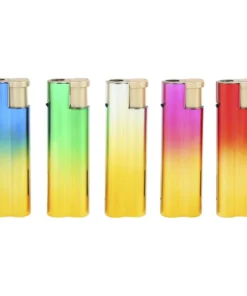 Feuerzeug Jet Shiny Rainbow 5 Farben sortiert