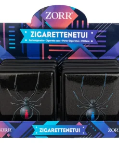 Zorr Zigarettenetui „Spinne“ 4 Farben sortiert