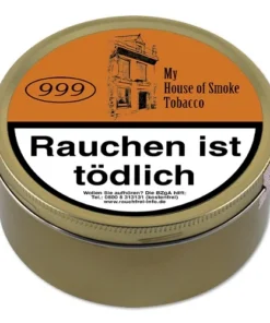 My HOUSE OF SMOKE Tobacco No 999