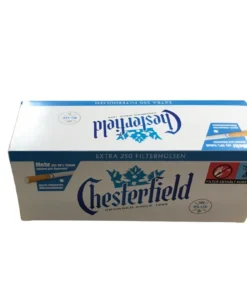 Chesterfield blue Extra Hülsen 250 Stück
