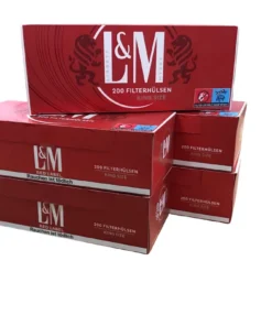L&M Filterhülsen Red Label 1.000 Stück