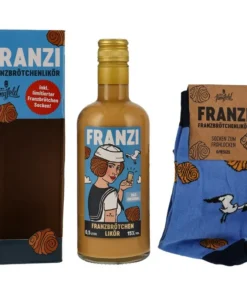 Likör FRANZI Franzbrötchen 15 % Vol. Socken Edition