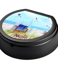 Ascher ATOMIC Metall Maritim Sterneinsatz mit Deckel