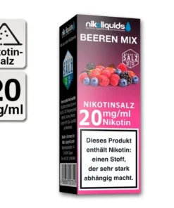 Nikotinsalz NIKOLIQUIDS Beeren Mix 20mg