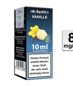 Nikoliquids Vanille 50 PG/ 50 VG 8mg