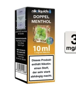 Nikoliquids Doppel Menthol 50 PG / 50 VG 3mg
