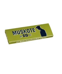 MUSKOTE Grün Zigarettenpapier 50×60 Blatt