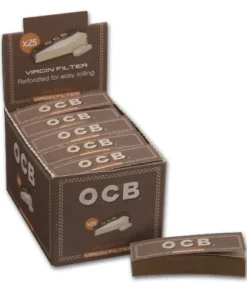 OCB Filter Tips Unbleached 25×50 Stück