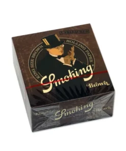 SMOKING King Size Brown ungebleicht 50×33 Blatt
