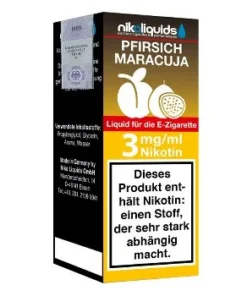 Nikoliquid ‘ Pfirsich-Maracuja ‘ 10 ml