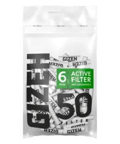 GIZEH Black Active Filter 6mm 1×50 Stück