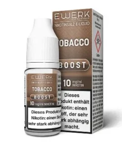 E-Liquid Nikotinsalz E’WERK Boost Tobacco 10mg