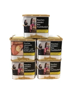 5 x MARLBORO Premium Tobacco Gold 70g+ Feuerzeug