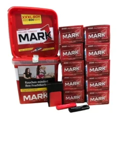 2 x Mark Adams No. 1 Volume Tobacco 400g + 2000 Mark1 Hülsen + Etui inkl. 2x Feuerzeug