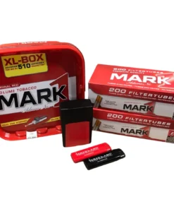 Mark Adams No.1 Volume Tobacco 255g + 400 Mark1 Hülsen + Etui inkl. 2x Feuerzeug