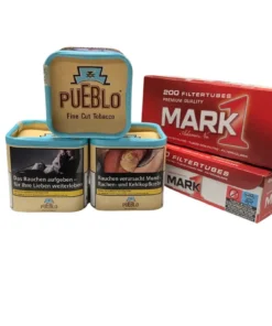 3x PUEBLO Classic Dose 100g + 400 Mark1 Hülsen