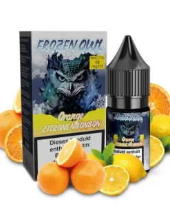 E-Liquid Nikotinsalz FROZEN OWL Orange Zitronenbonbon 10mg
