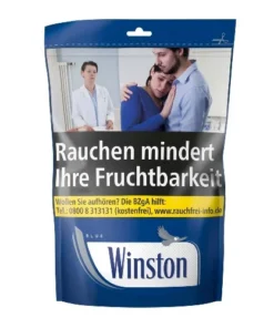 Winston Volumen Tobacco Blue Zip Bag 100g
