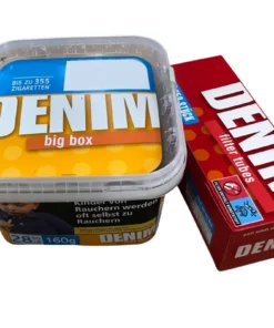 DENIM Volumentabak Big Box 160g + 250 Denim Hülsen
