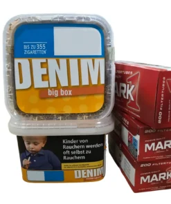 2x DENIM Volumentabak Big Box 160g + 600 Mark1 Hülsen