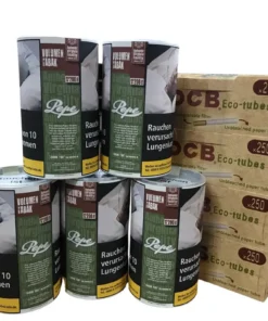 5x PEPE Rich Green Volumen 80g + 1000 OCB Organic Hülsen
