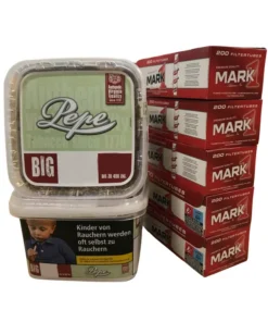 2x PEPE Bright Green 170g Eimer + 1000 Mark1 Hülsen