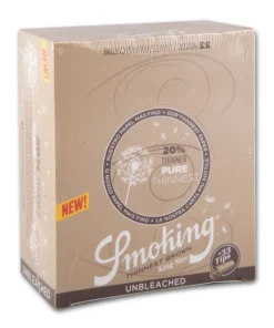 SMOKING Thinnest Brown King Size + Tips 1 Stück